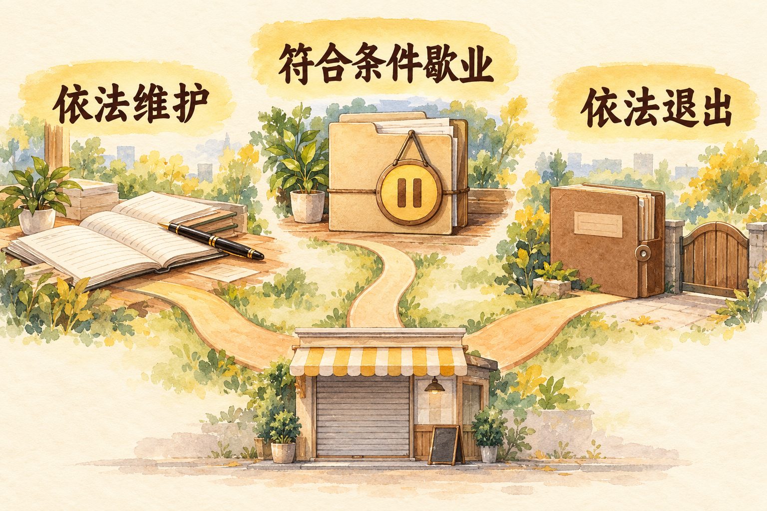 生意停了，公司舍不得注销？先了解“歇业备案”